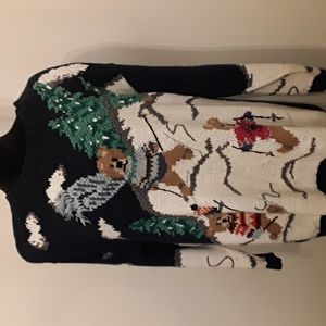 Bear Christmas Sweater 14/16W